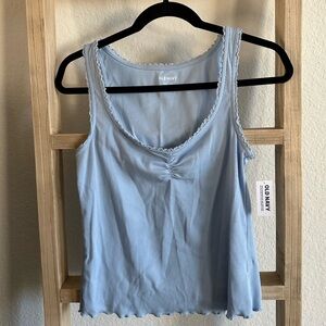 Old Navy light blue tank- NWT size M